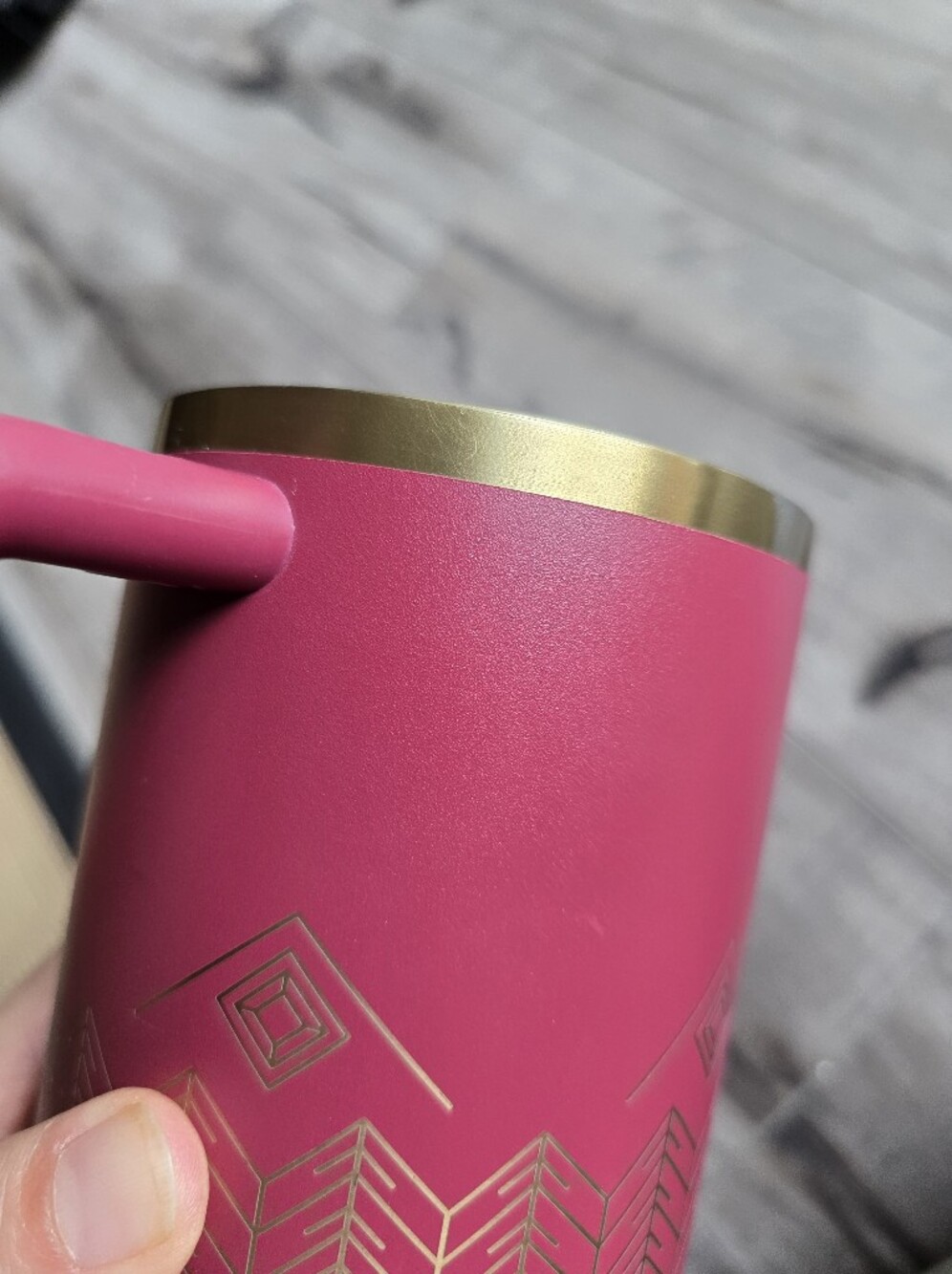 Stanley 40 Oz Cranberry Winterscape Tumbler - Picture 5 of 11